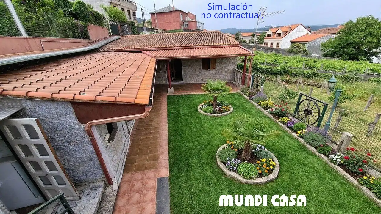 Garden of Houses for sale in Boiro  with Terrace and Storage room