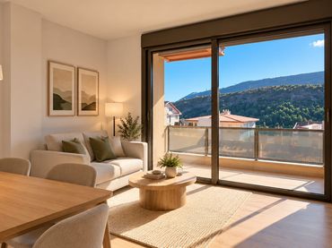 Piso de obra nueva con ascensor en venta en Sabiñánigo Centro - Aurín