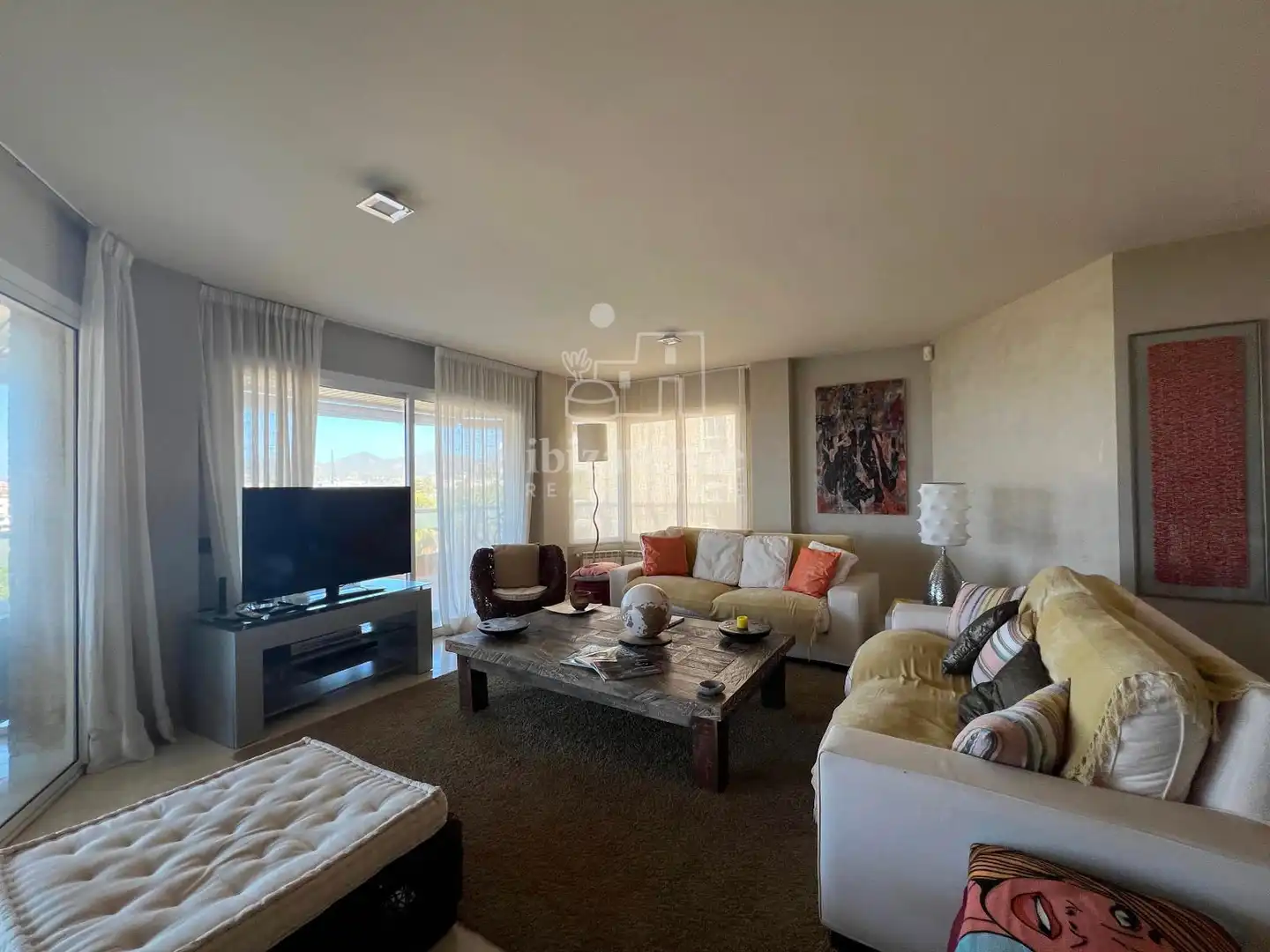 Sala d'estar de Pis en venda en Eivissa amb Aire condicionat, Calefacció i Terrassa