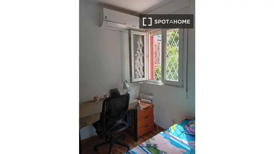 Habitación de Piso para compartir en Madrid con Aire acondicionado, Calefacción y Terraza
