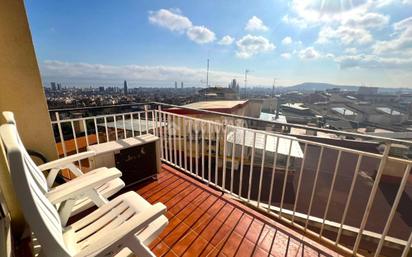 Terrace of Attic for sale in  Barcelona Capital  with Air Conditioner, Heating and Parquet flooring