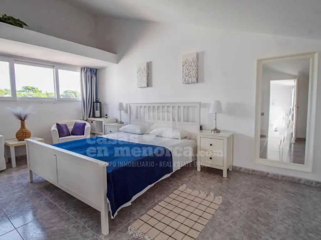 Bedroom of Apartments for sale in Sant Lluís  with Air Conditioner, Private garden and Terrace