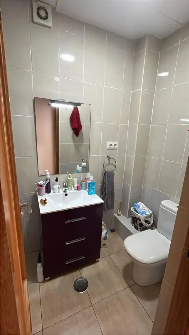 Bathroom of Flat for rent in Murcia  with Air Conditioner, Heating and Private garden