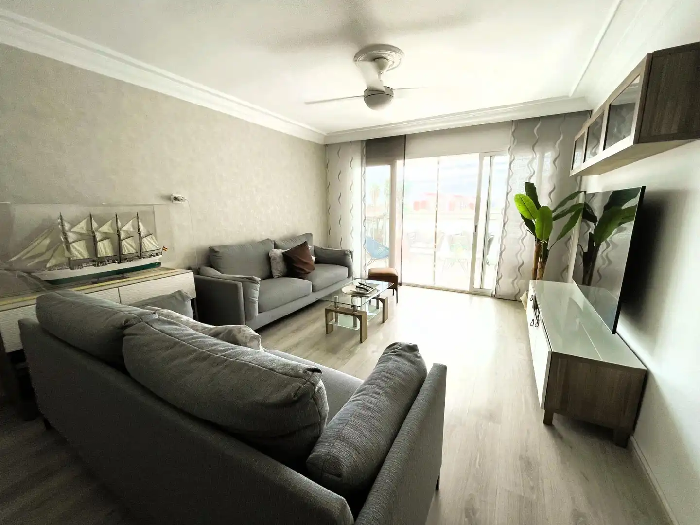 Sala de estar de Piso en venta en Cruz de Humilladero