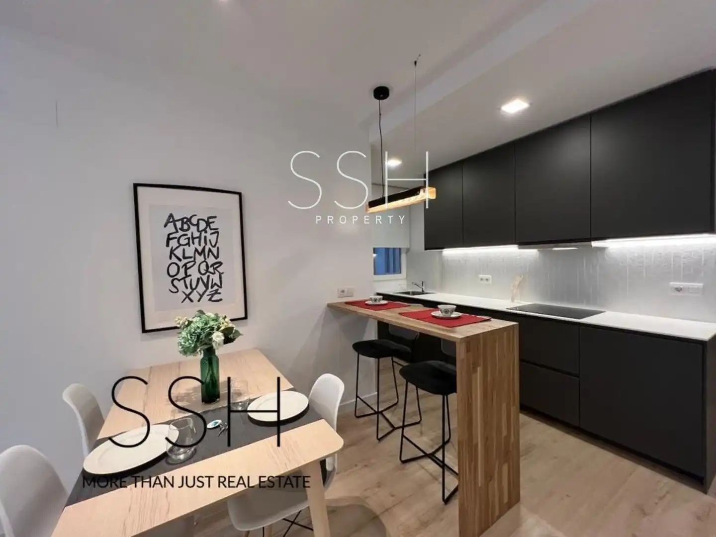 Kitchen of Flat for rent in Madrid  with Air Conditioner, Heating and Furnished