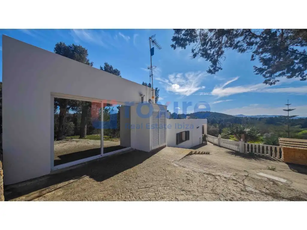 Exterior view of Houses for rent in Sant Antoni de Portmany  with Air Conditioner, Private garden and Terrace