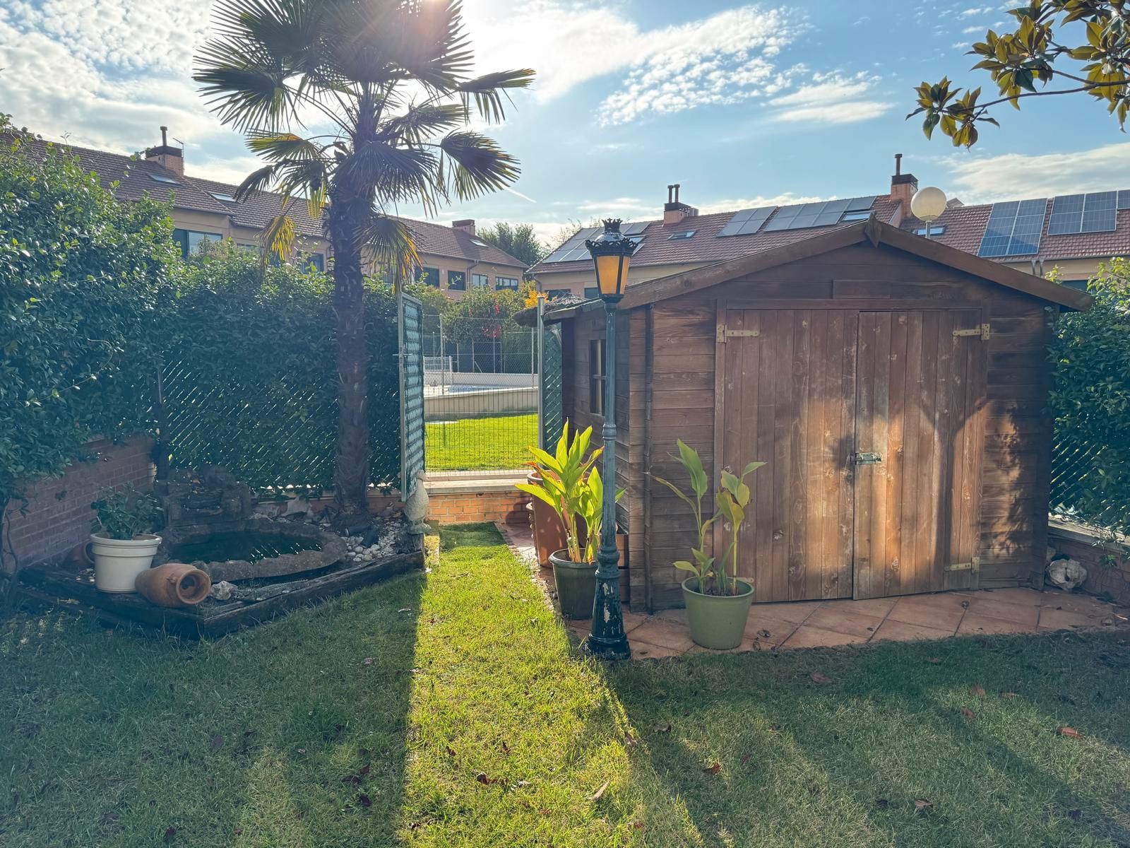 Jardí de Casa adosada en venda en Leganés amb Aire condicionat, Calefacció i Jardí privat