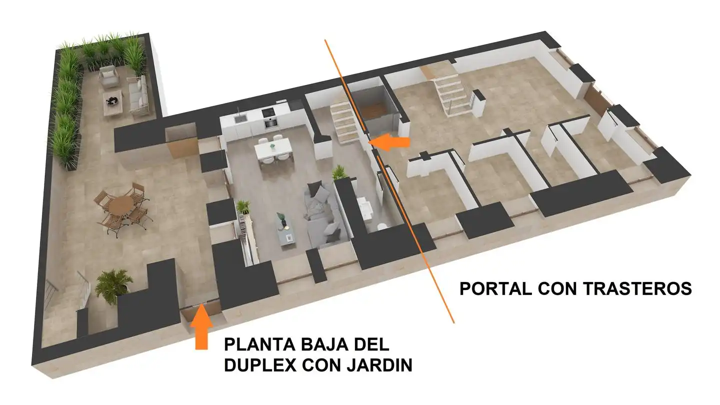 Appartement avec terrasse à vendre à Kale Zaharra Kalea, imagen 5
