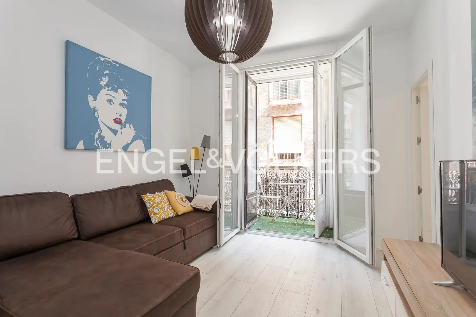 Balcony of Flat for rent in Madrid  with Air Conditioner, Heating and Balcony