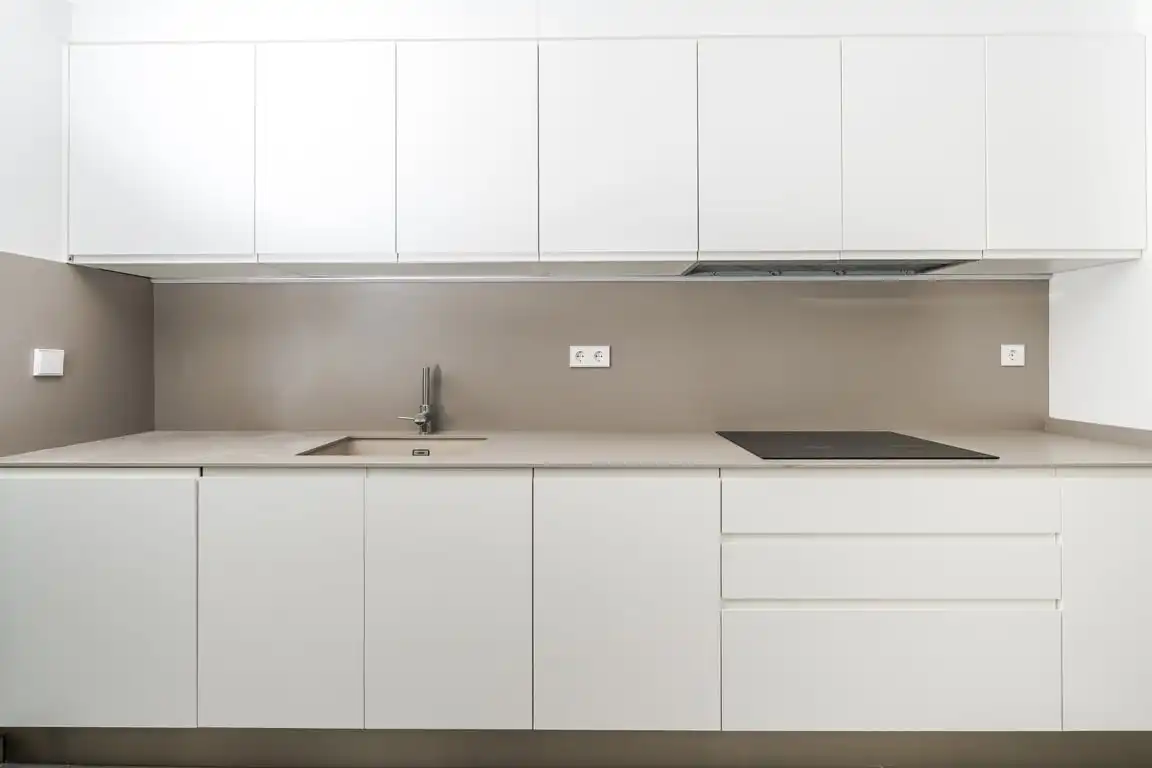 Kitchen of Flat for sale in Jávea / Xàbia  with Air Conditioner, Private garden and Storage room