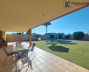 Vista exterior de Casa o xalet en venda en San Javier amb Aire condicionat, Jardí privat i Terrassa