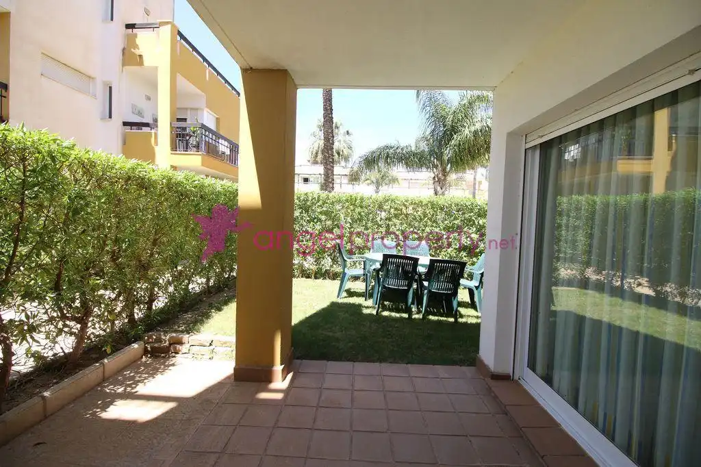 Garden of Apartments for rent in Vera  with Air Conditioner, Terrace and Swimming Pool