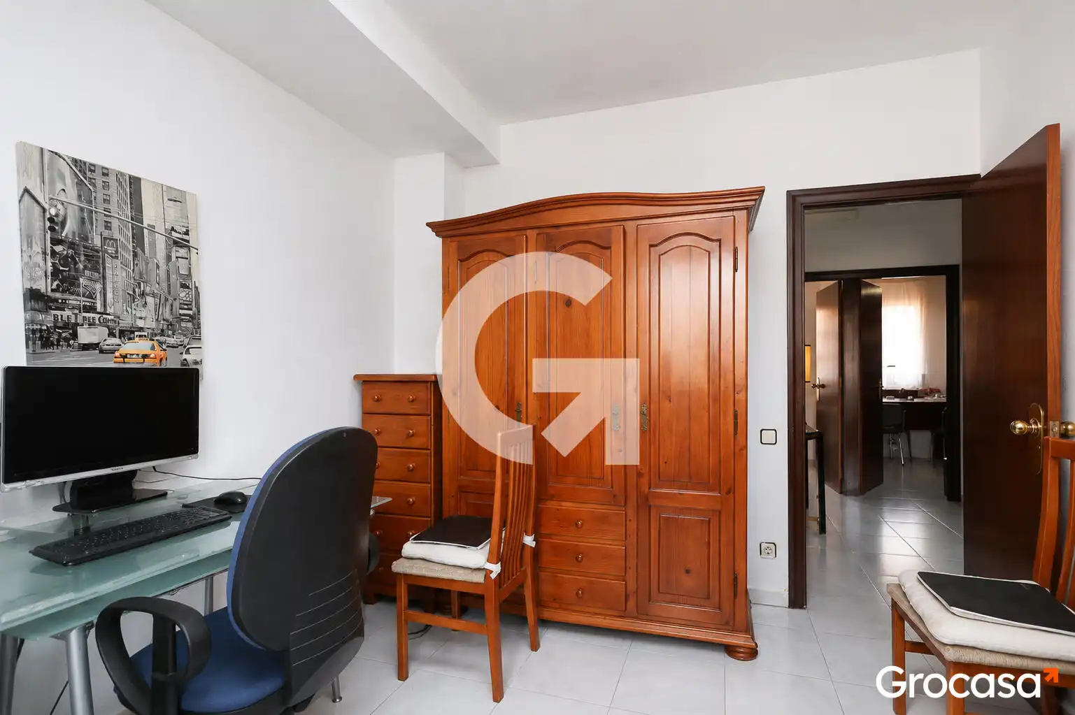 Habitación de Casa adosada en venta en Barcelona con Aire acondicionado, Calefacción y Terraza