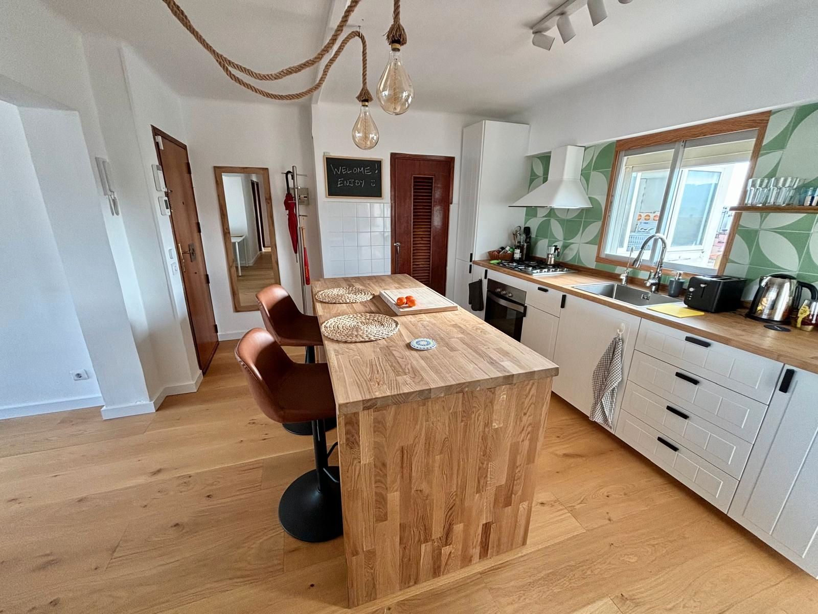 Kitchen of Flat to rent in  Palma de Mallorca  with Air Conditioner, Heating and Terrace