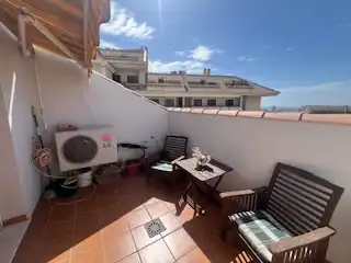 Terrace of Detached homes for sale in Fuengirola  with Air Conditioner, Storage room and Community pool
