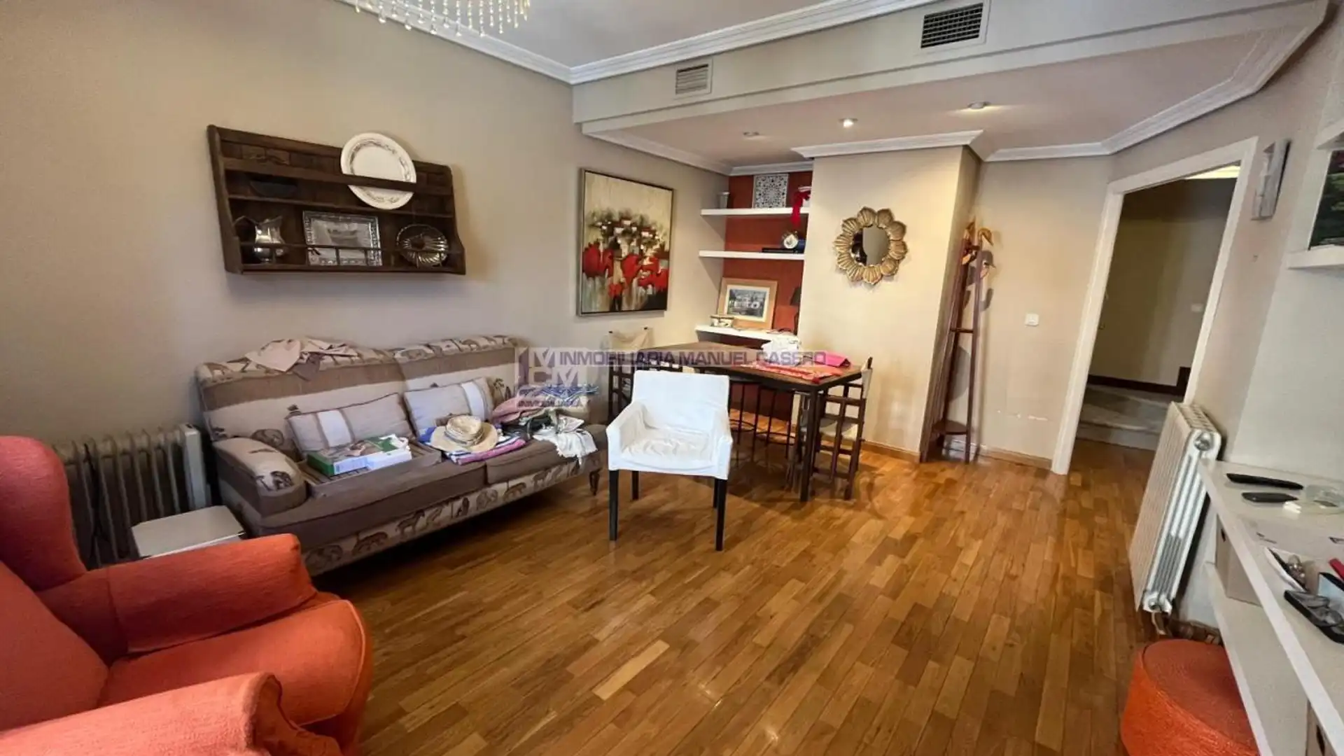 Living room of Flat for sale in Cáceres Capital  with Air Conditioner, Heating and Storage room