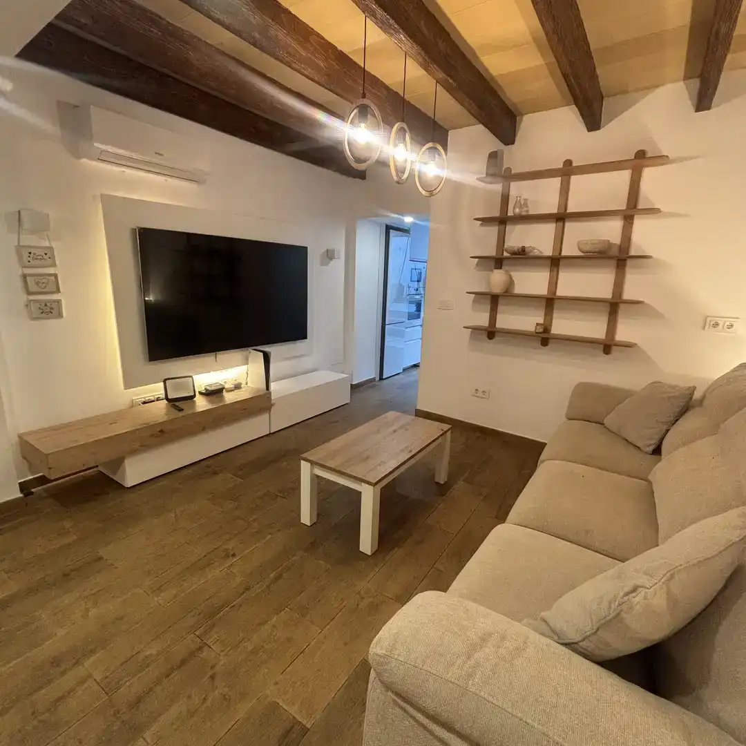 Sala de estar de Casa o chalet en venta en Inca con Aire acondicionado, Jardín privado y Parquet