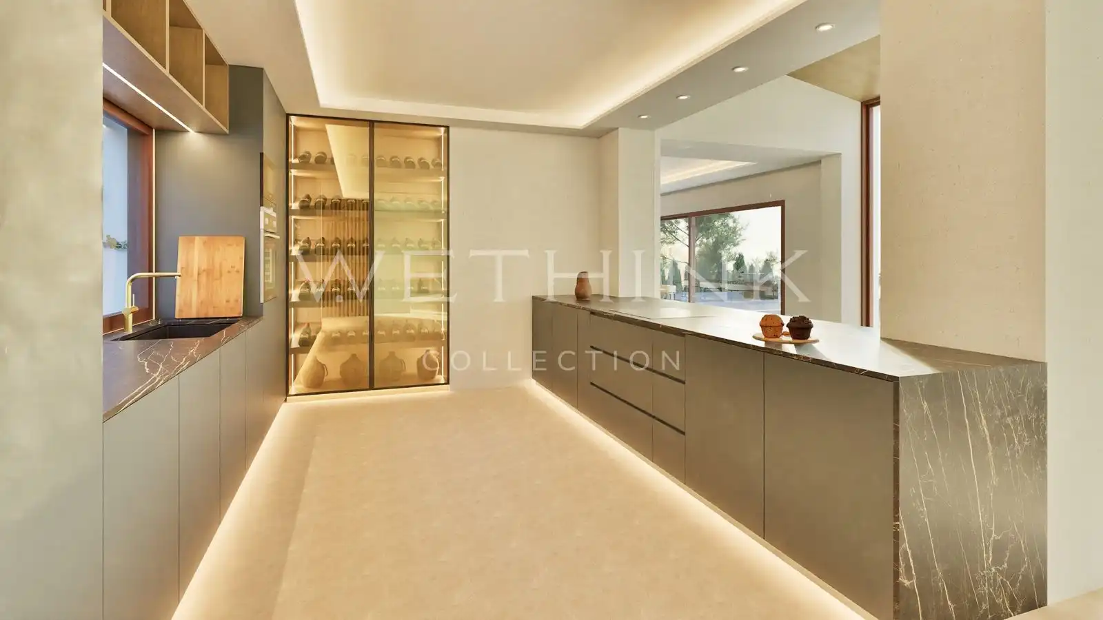 Cocina de Casa o chalet en venta en Altea con Aire acondicionado, Jardín privado y Terraza