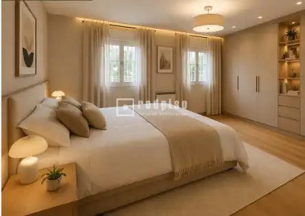Schlafzimmer von Wohnung zum Verkauf in Madrid mit Parkett