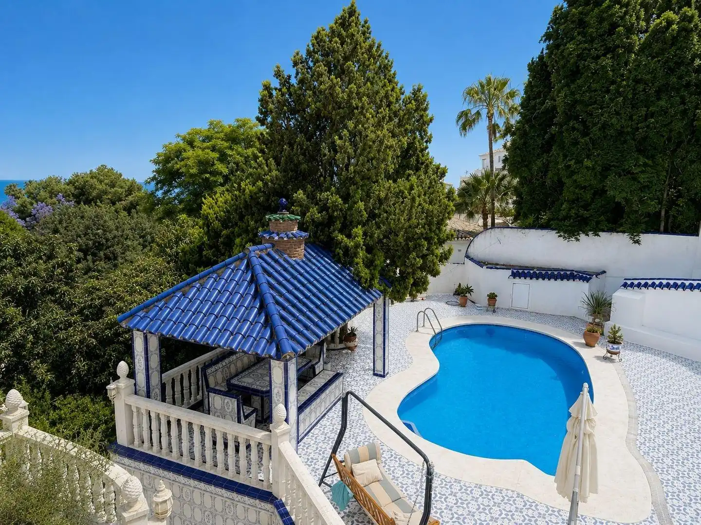 Jardí de Casa o xalet en venda en Benalmádena amb Aire condicionat, Jardí privat i Terrassa
