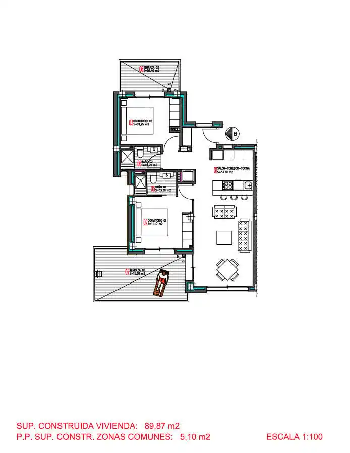 Apartament amb terrassa en venda a Nueva Torrevieja - Aguas Nuevas, imagen 13