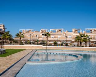 Vista exterior de Dúplex en venda en Pilar de la Horadada amb Aire condicionat, Terrassa i Piscina