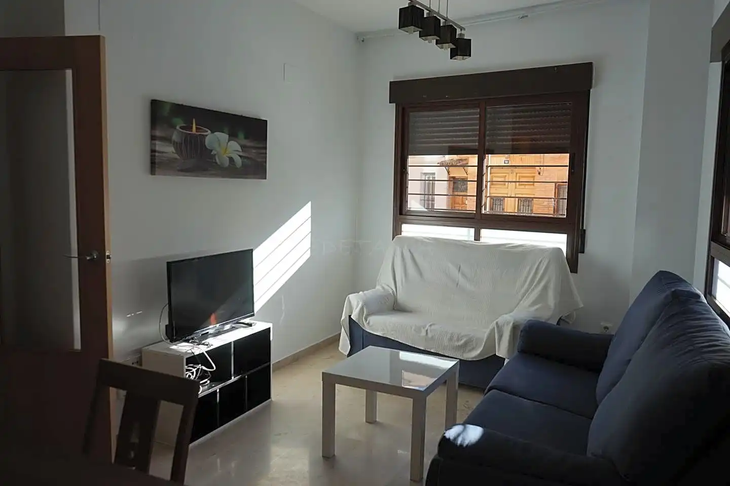 Wohnzimmer von Wohnung zur untervermieten in Alfara del Patriarca mit Klimaanlage, Heizung und Möbliert