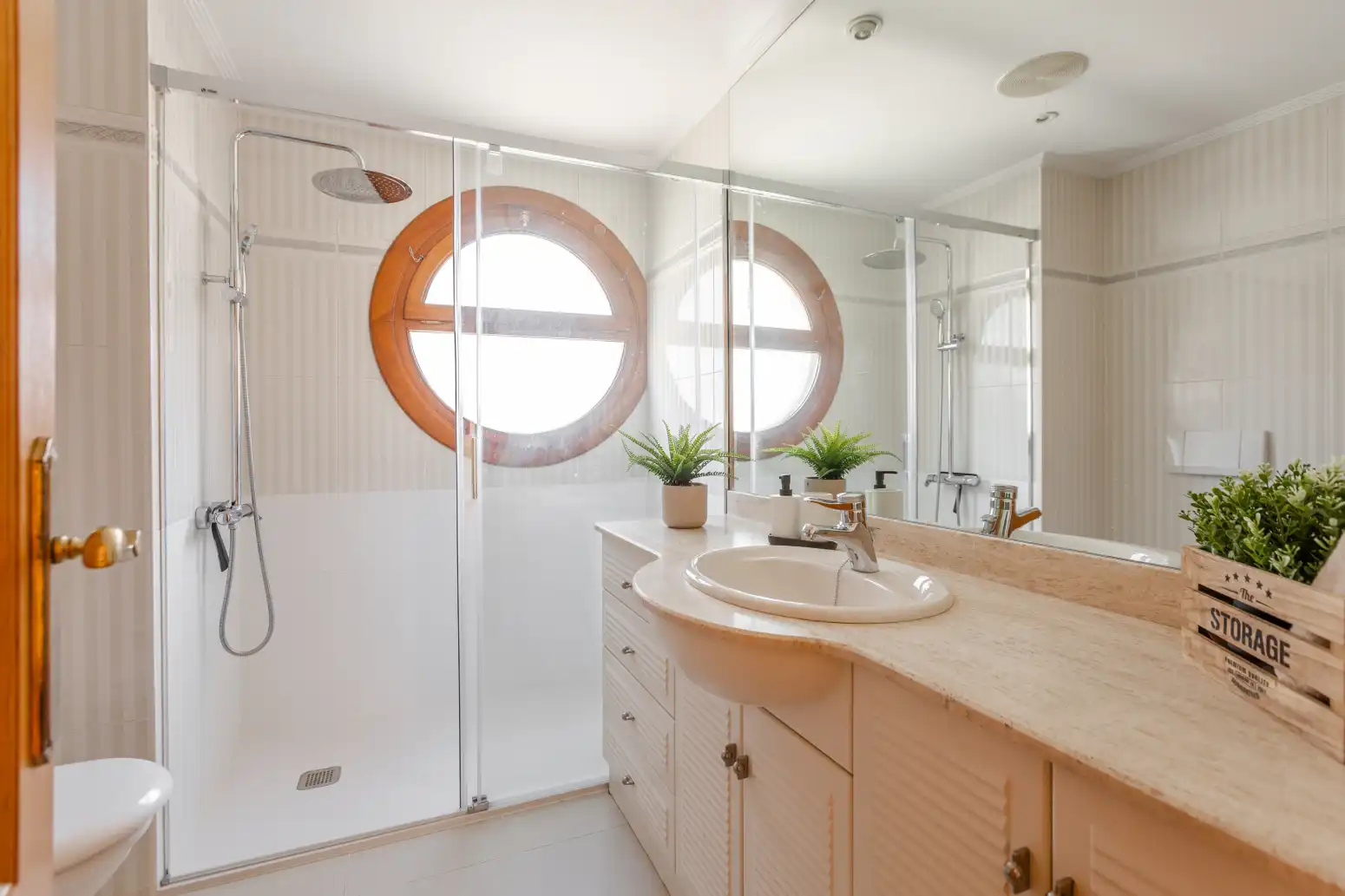 Baño de Casa o chalet en venta en Zizur Mayor / Zizur Nagusia con Calefacción y Parquet