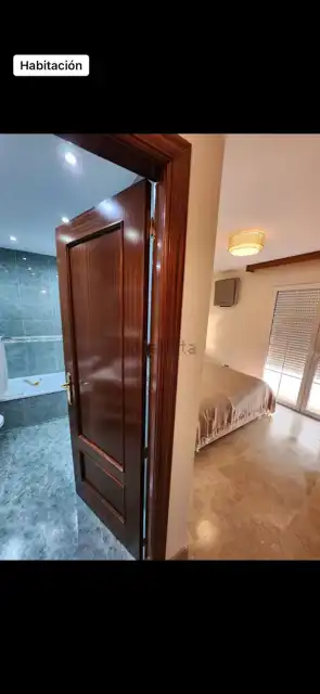 Habitación de Casa adosada de alquiler en Estepona con Aire acondicionado, Terraza y Horno