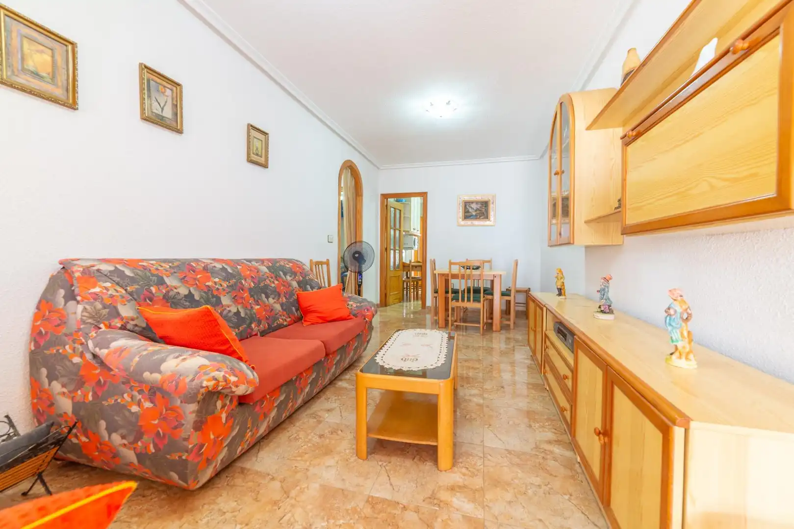 Sala d'estar de Planta baixa en venda en San Javier amb Aire condicionat, Jardí privat i Terrassa