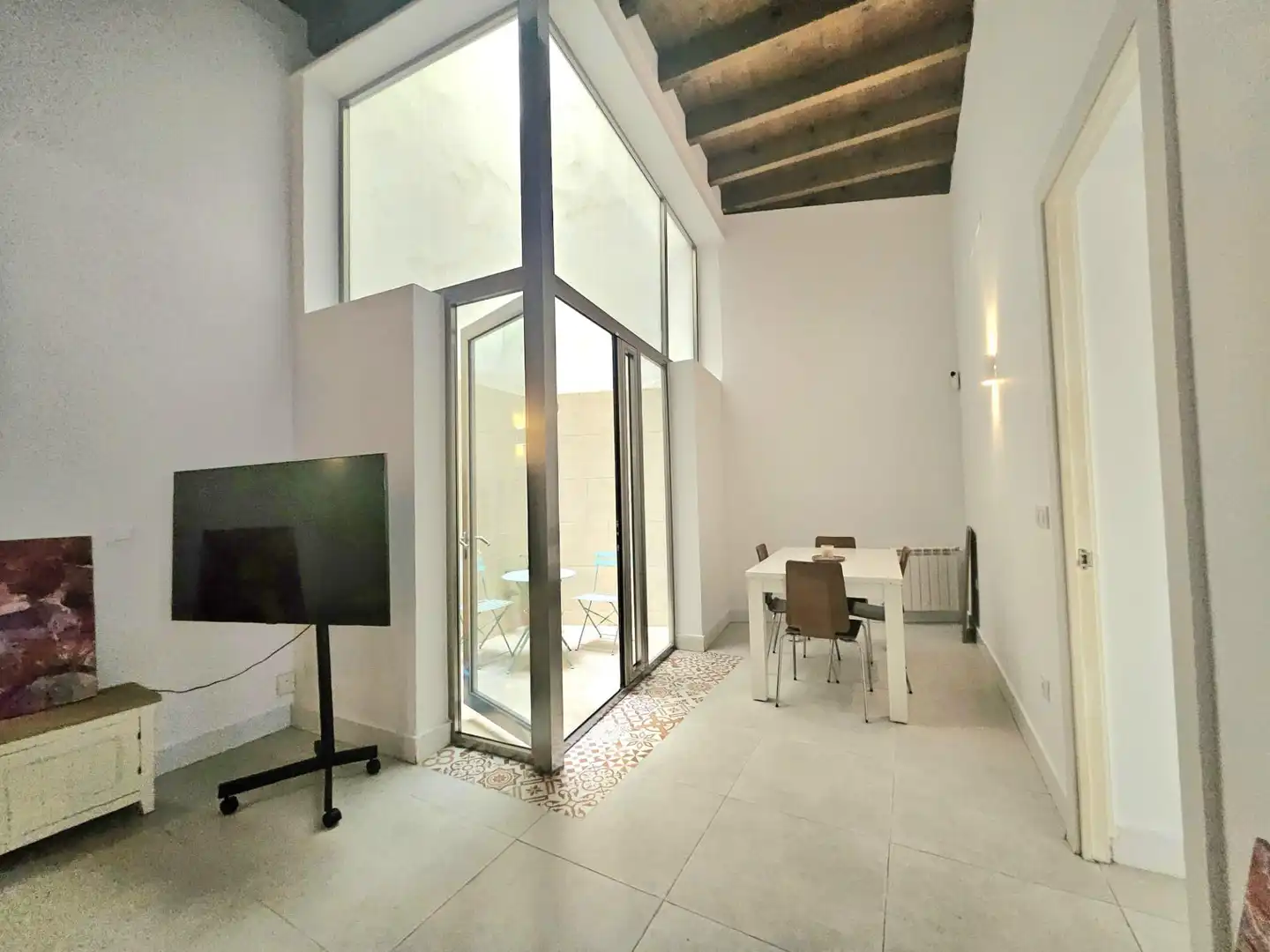 Sala de estar de Planta baja de alquiler en Sevilla con Aire acondicionado, Calefacción y Amueblado