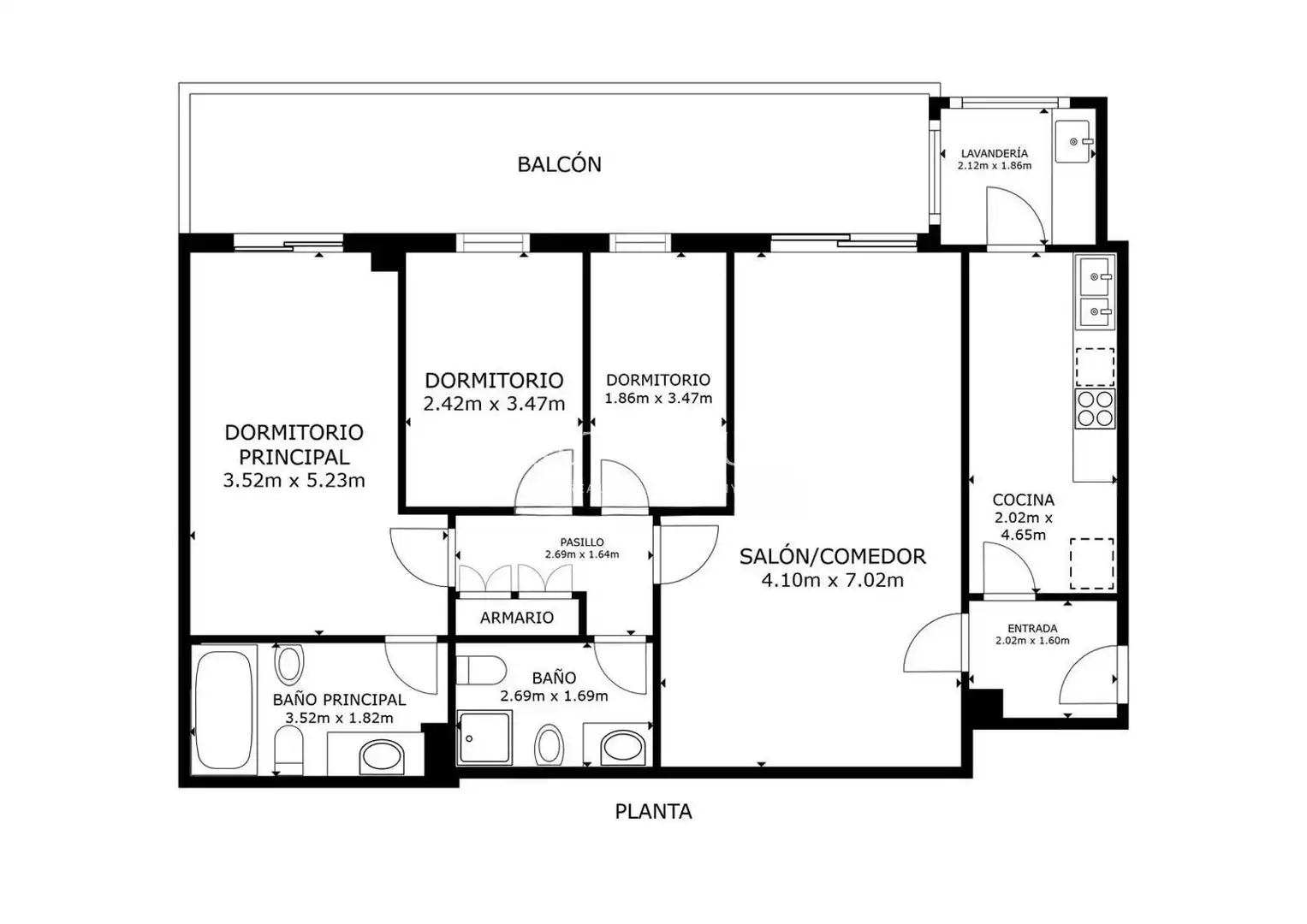 Flat for sale in Badalona  with Air Conditioner, Heating and Terrace
