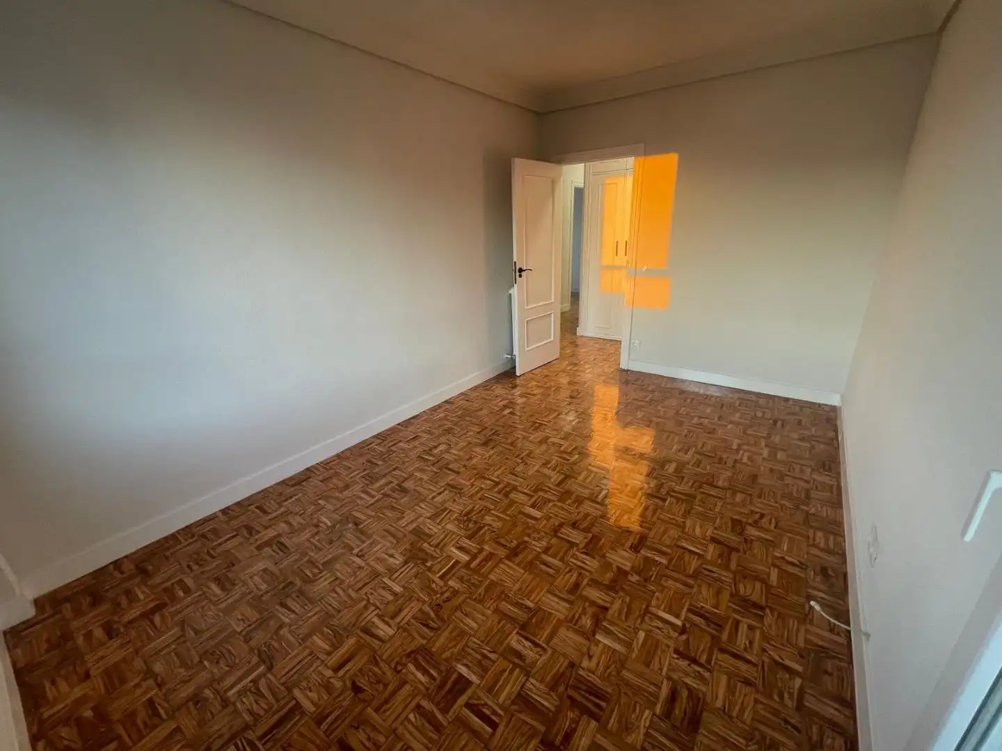 Bedroom of Flat for rent in Madrid  with Air Conditioner, Heating and Parquet flooring
