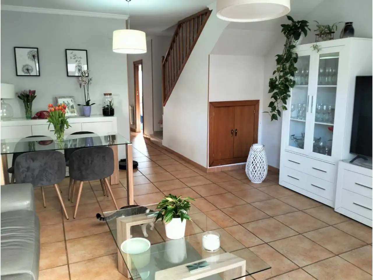 Sala d'estar de Casa o xalet en venda en Mont-roig del Camp amb Aire condicionat, Calefacció i Terrassa