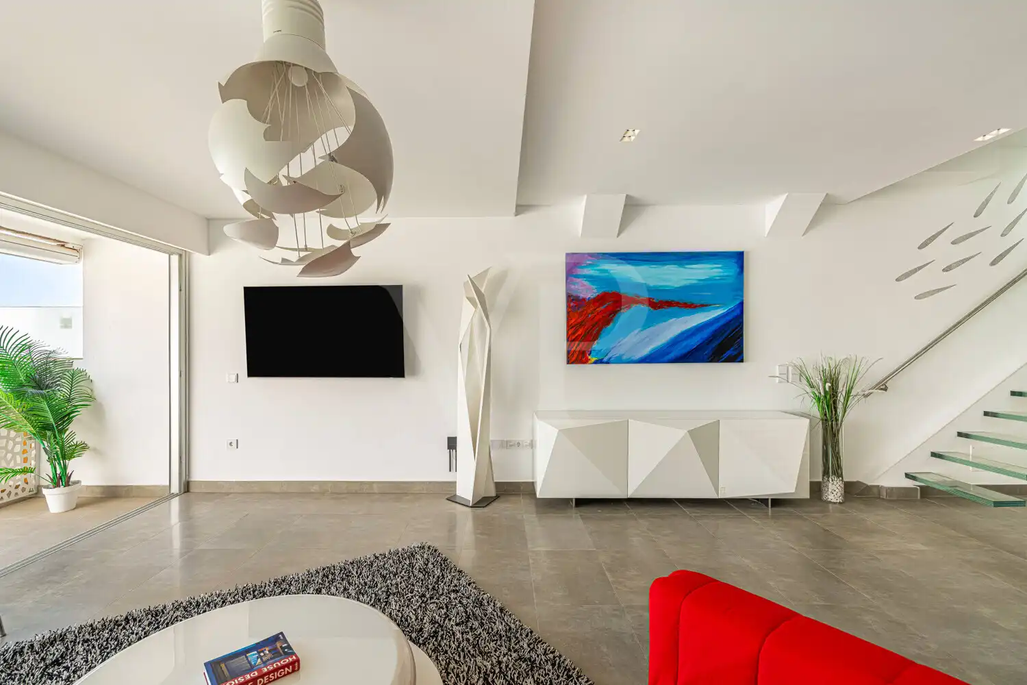 Sala d'estar de Àtic en venda en Adeje amb Aire condicionat, Terrassa i Balcó