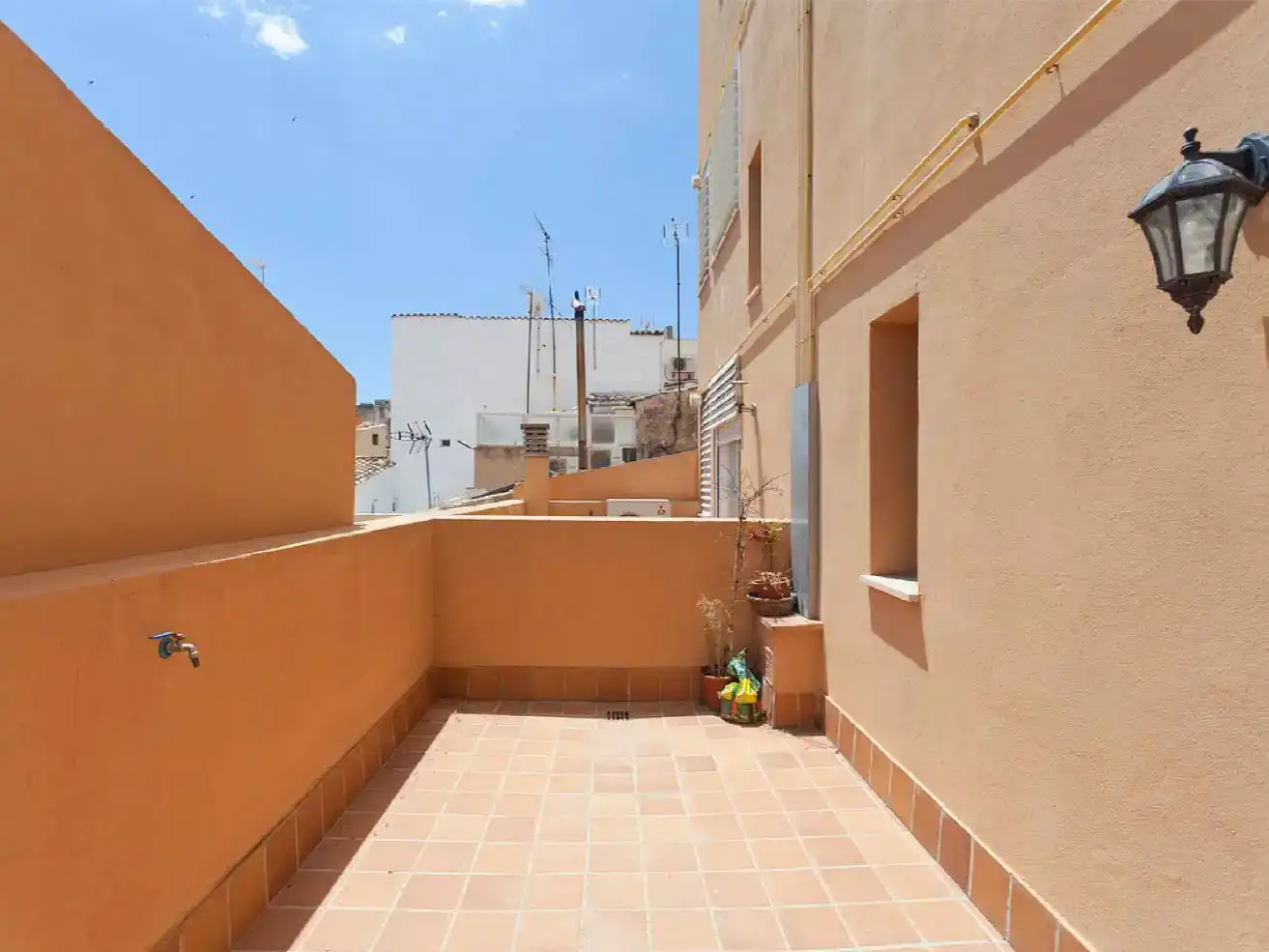 Terrasse von Wohnung zur Miete in  Palma de Mallorca mit Klimaanlage und Balkon