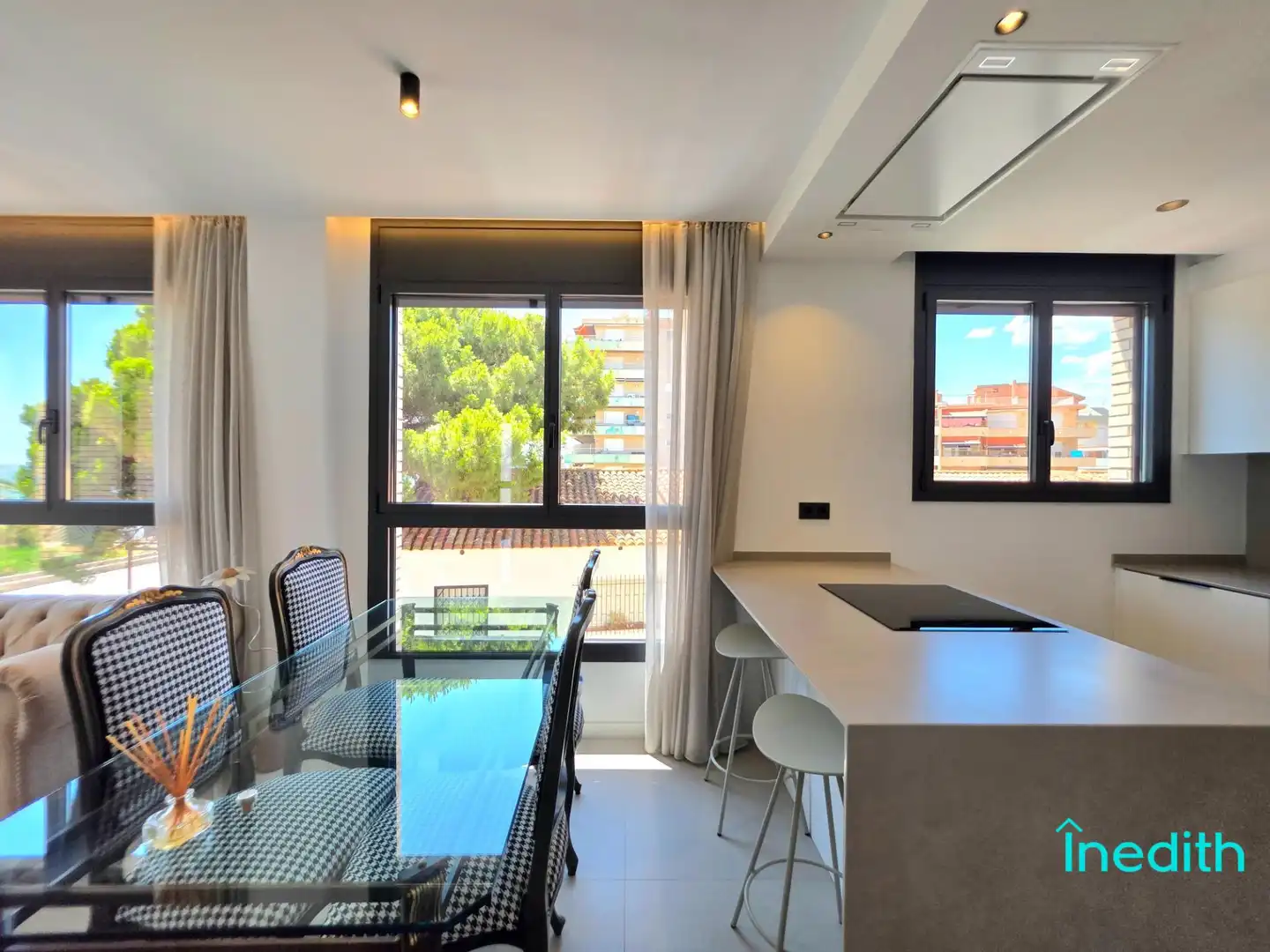 Esszimmer von Wohnung zum Verkauf in Calafell mit Klimaanlage, Heizung und Terrasse