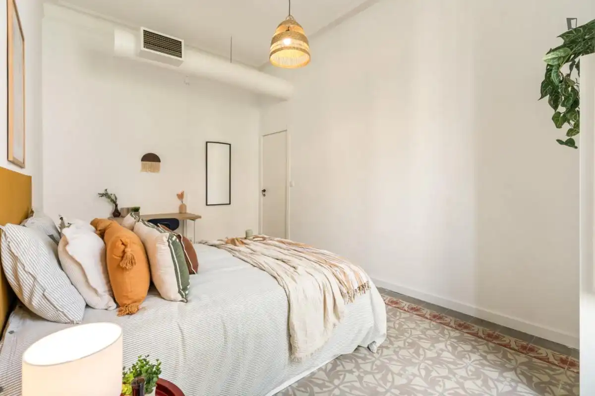 Habitación de Apartamento para compartir en Barcelona con Amueblado, Horno y Lavadora