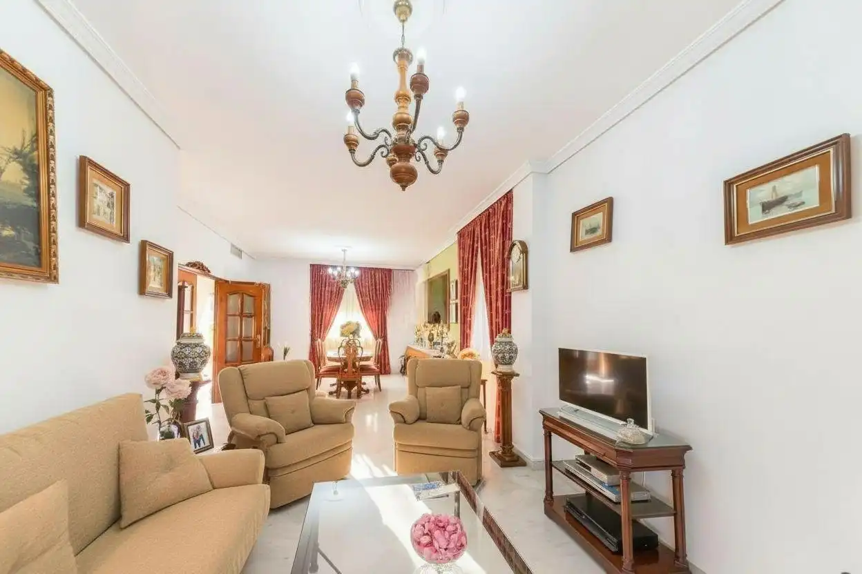 Living room of Houses for sale in Espartinas  with Air Conditioner, Private garden and Terrace