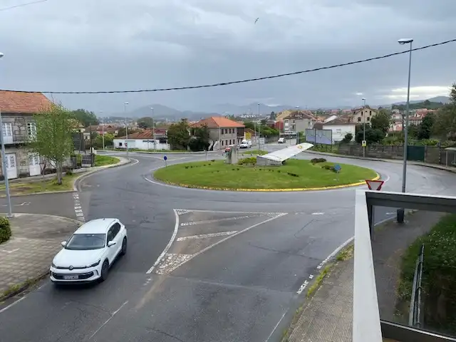 Vista exterior de Apartamento en venta en Baiona con Calefacción, Parquet y Terraza