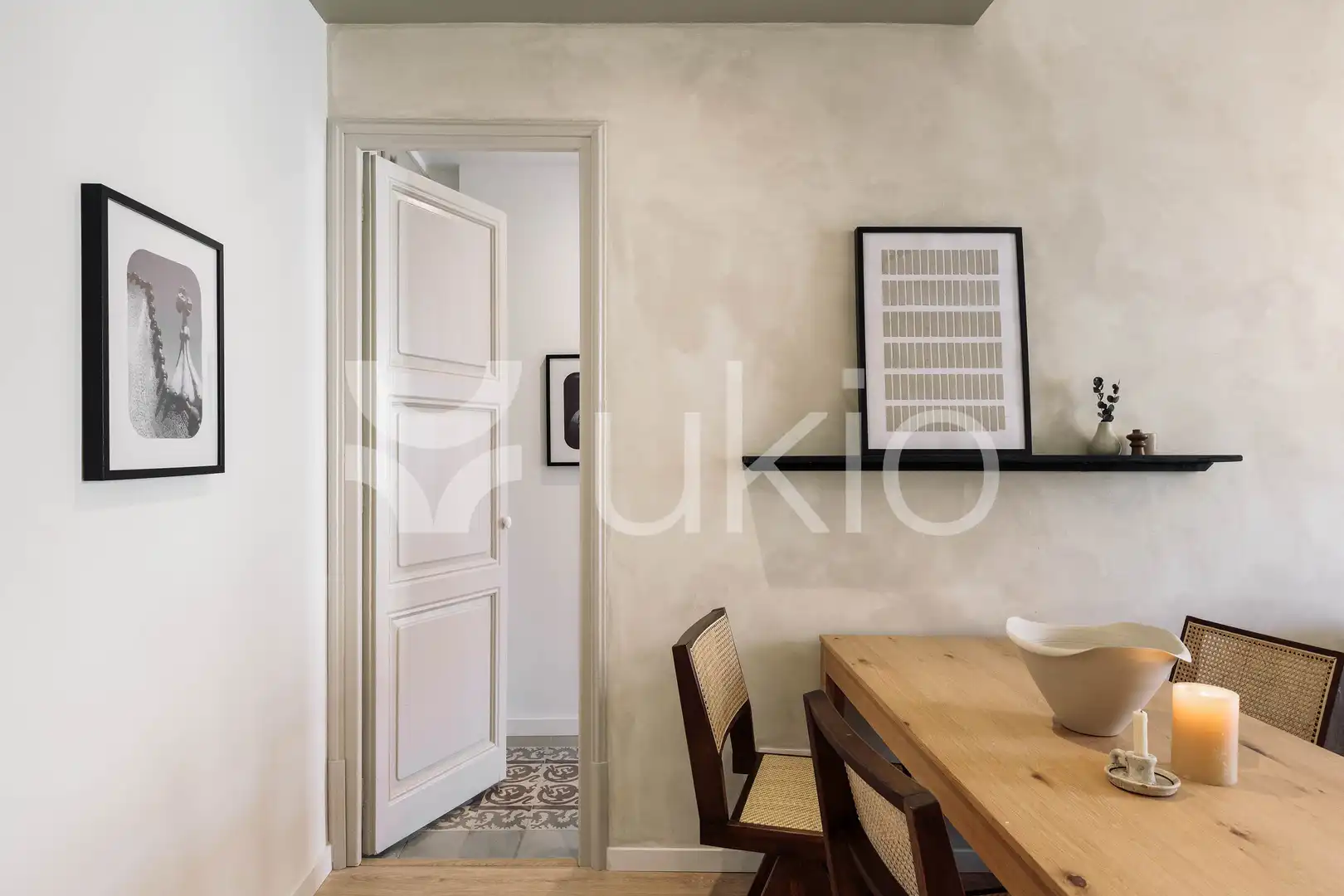Habitación de Apartamento de alquiler en Barcelona con Aire acondicionado, Calefacción y Amueblado