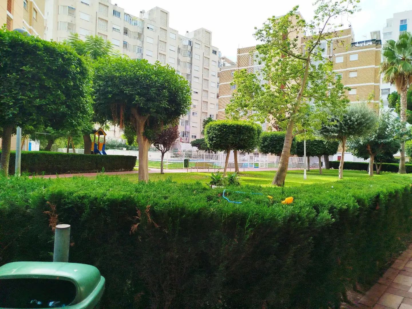 Garten von Wohnung zur Miete in La Pobla de Farnals mit Terrasse, Schwimmbad und Möbliert