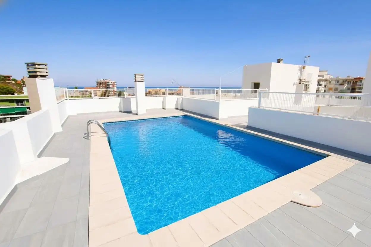Piscina de Piso en venta en Cullera con Terraza, Amueblado y Piscina comunitaria