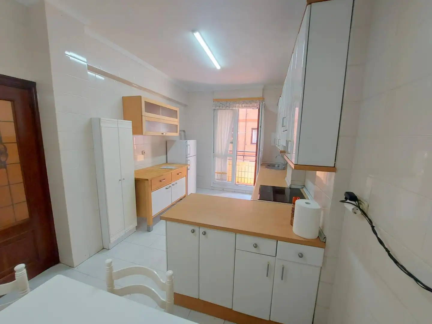 Kitchen of Flat for sale in Bilbao   with Heating, Furnished and Balcony