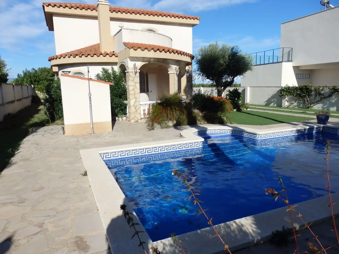 Piscina de Casa o chalet en venta en Mont-roig del Camp con Jardín privado, Terraza y Piscina