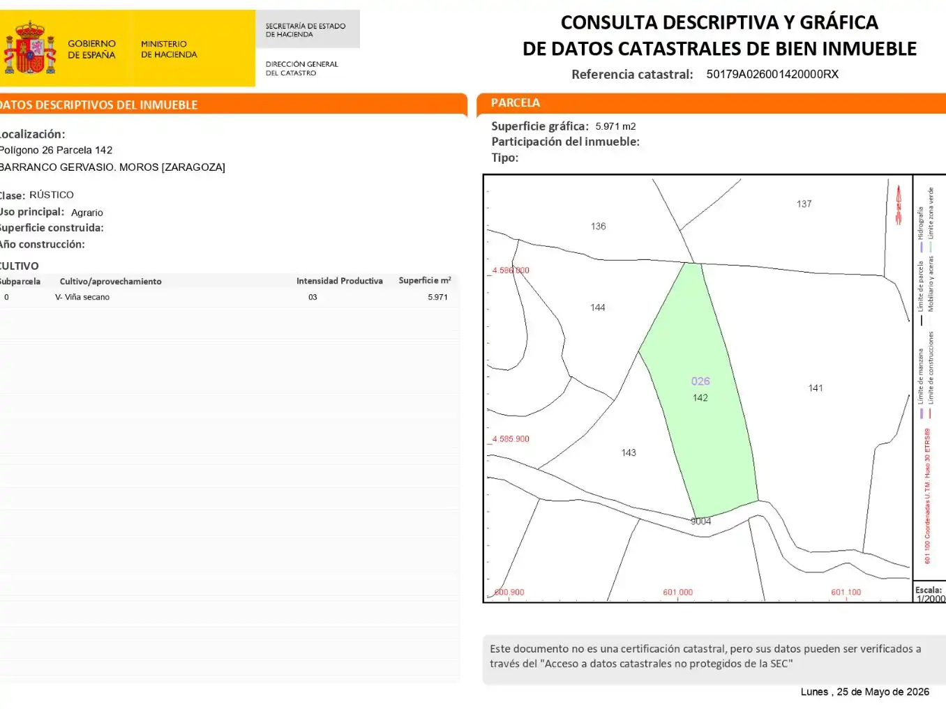 Terreno en venta en Moros
