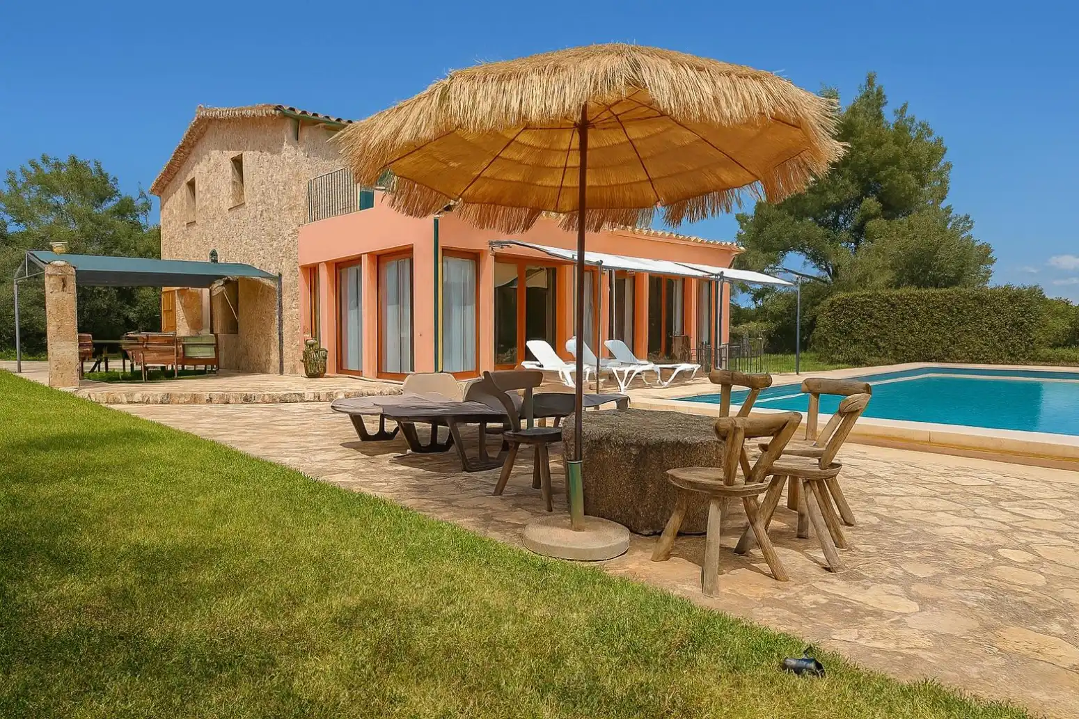 Jardí de Casa o xalet en venda en Pollença amb Aire condicionat, Terrassa i Traster