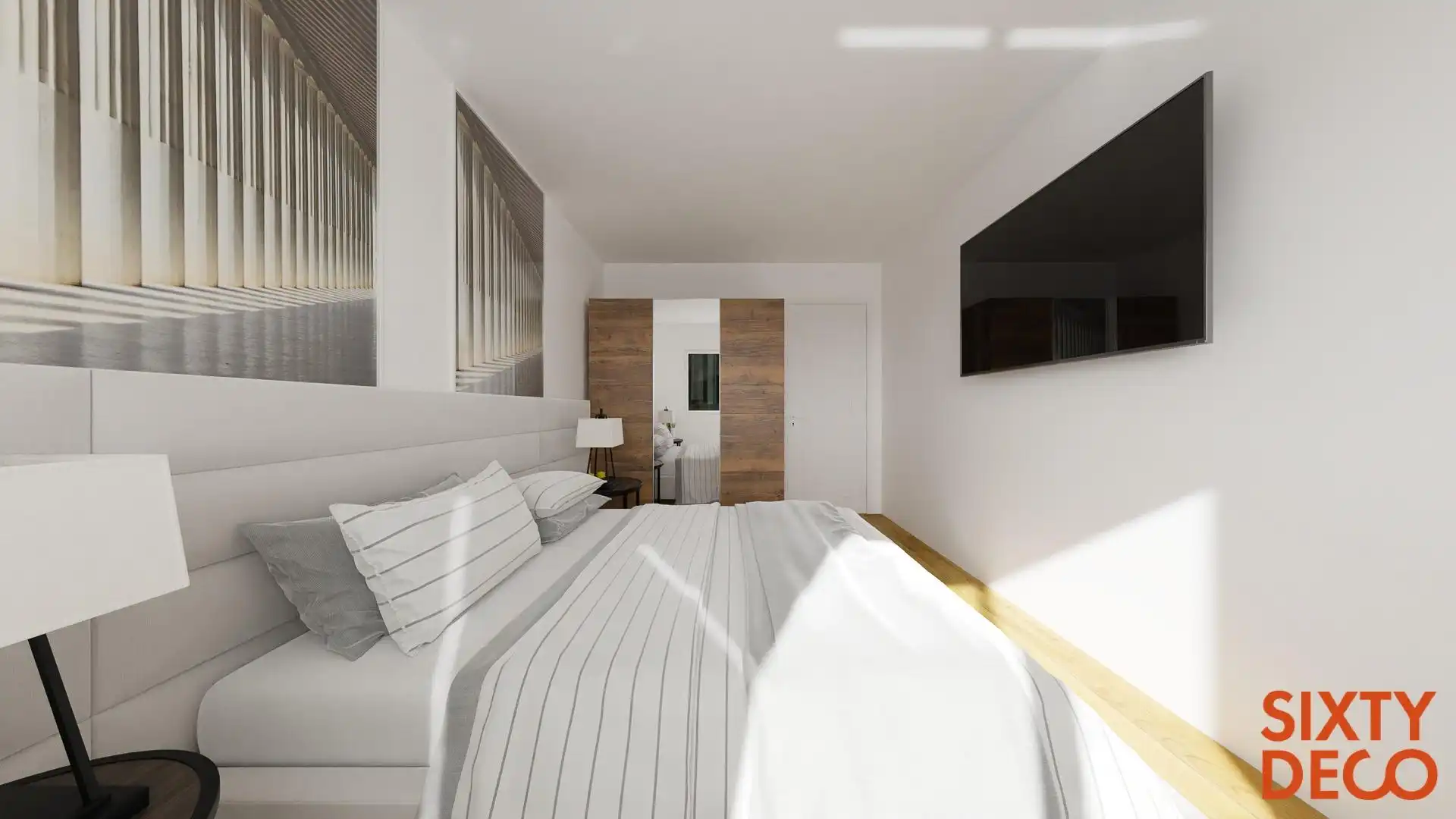 Bedroom of Flat for sale in Zaragoza  with Air Conditioner and Heating