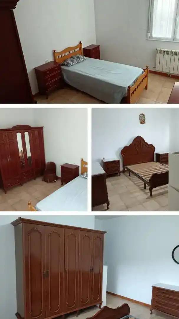 Schlafzimmer von Wohnung zur Miete in Carballeda de Avia mit Privatgarten, Abstellraum und Schwimmbad