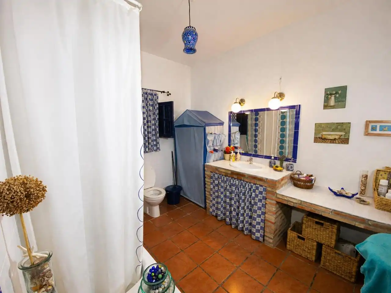 Bany de Finca rústica en venda en Guareña amb Jardí privat, Terrassa i Piscina